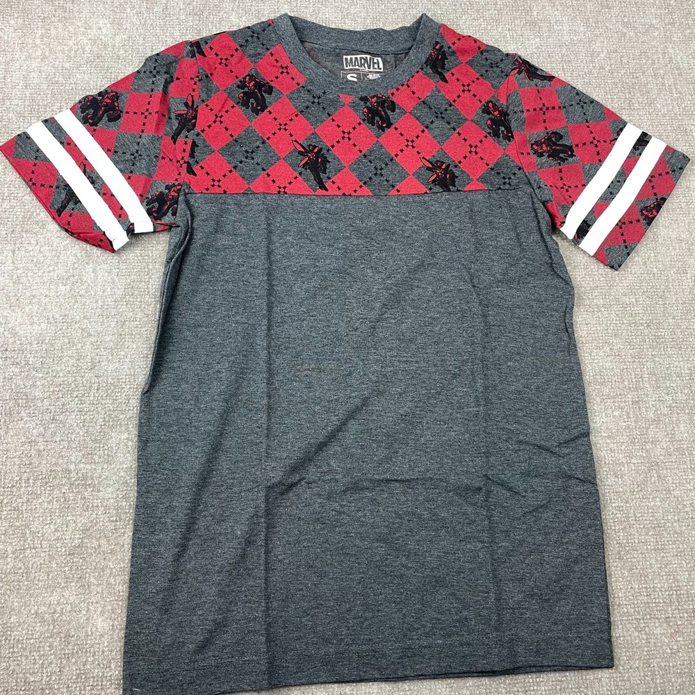 Marvel Loot Crate Ant-Man Wasp T-Shirt Mens Small Red Gray Cotton Short Sleeve